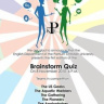 Brainstorm Quiz poster